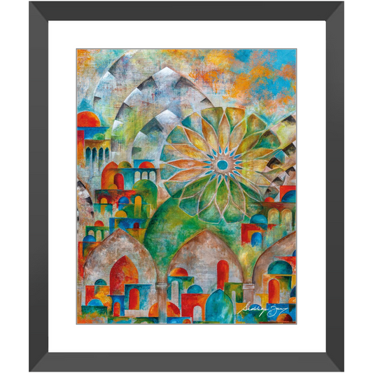 Majestic Revelation by Siddiqa Juma - Framed Art Print