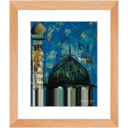 Al Aqsa by Siddiqa Juma - Framed Print