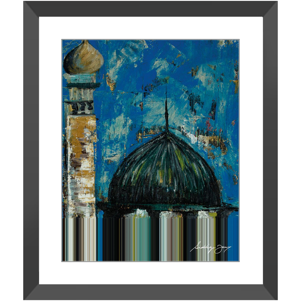 Al Aqsa by Siddiqa Juma - Framed Print