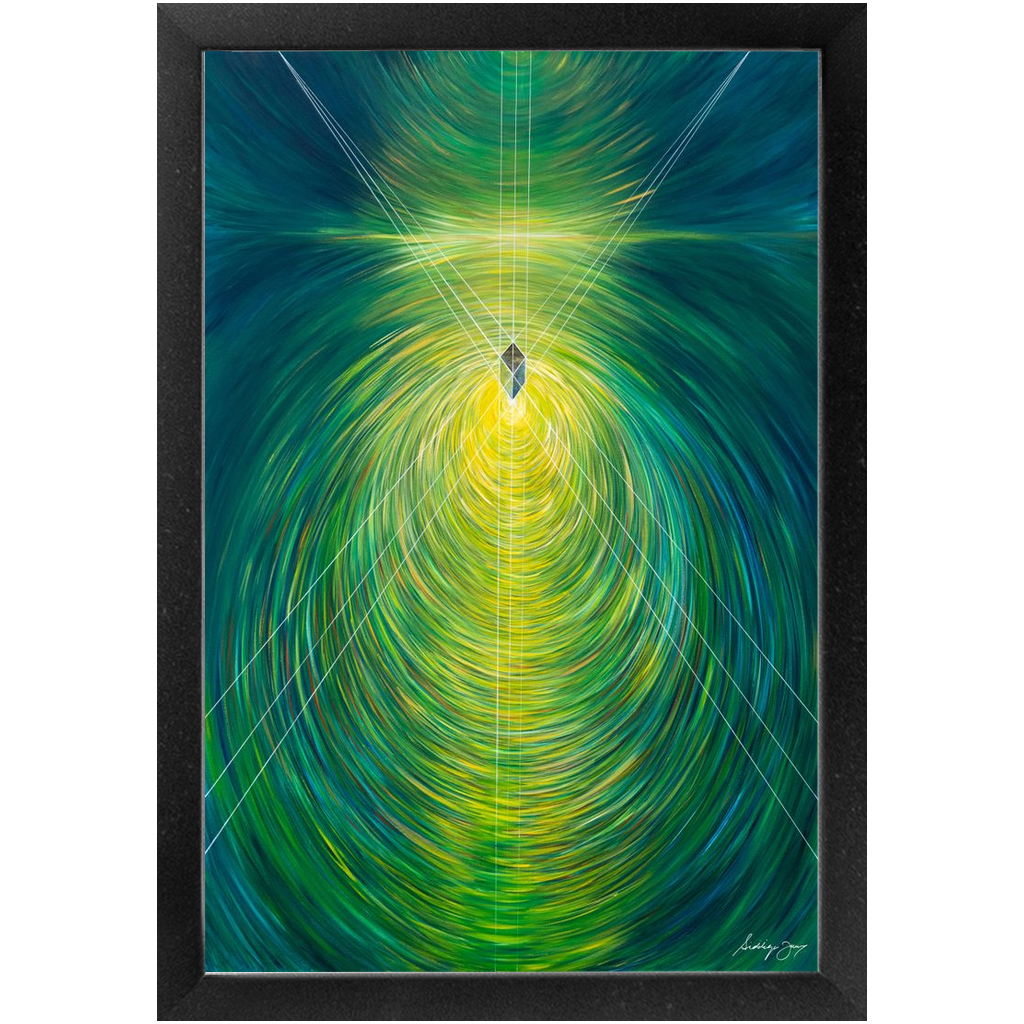 Divine Illumination by Siddiqa Juma - Framed Art Print