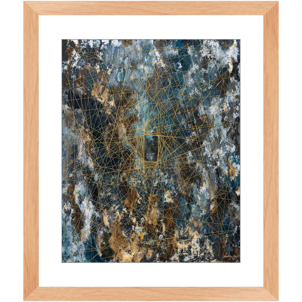 Threads of Unity by Siddiqa Juma - Framed Art Print