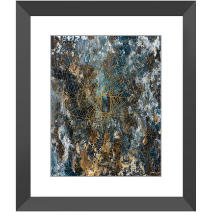 Threads of Unity by Siddiqa Juma - Framed Art Print