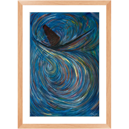 Mystical Dance by Siddiqa Juma - Framed Art Print