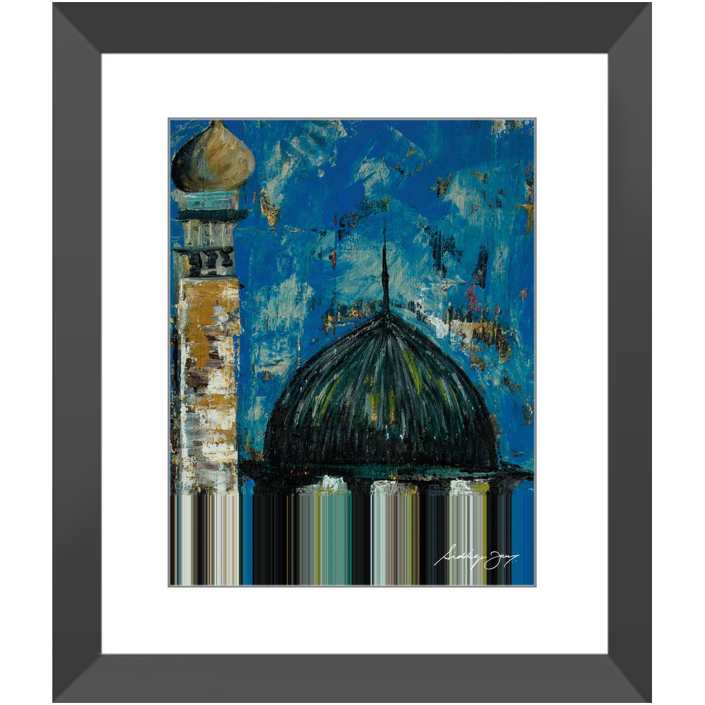 Al Aqsa by Siddiqa Juma - Framed Print