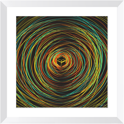 Chaotic Calm by Siddiqa Juma - Framed Art Print