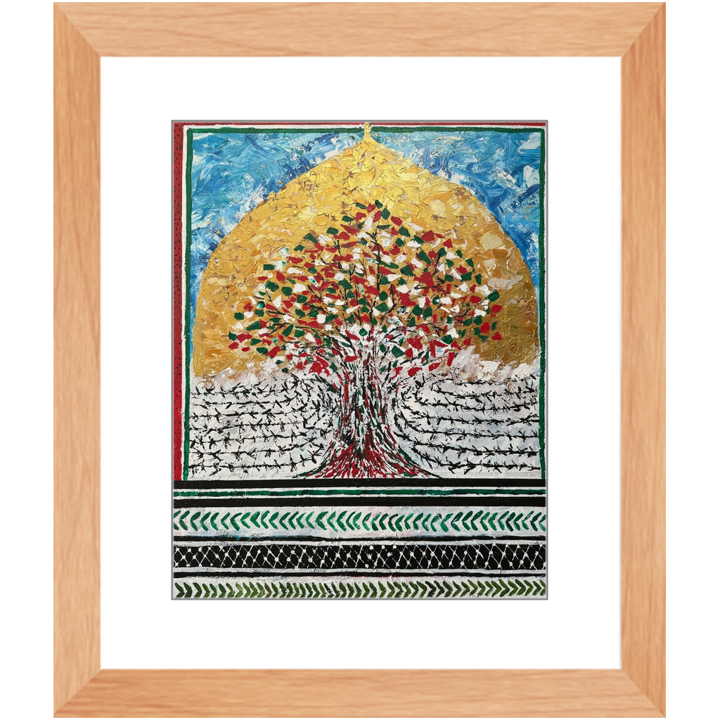 Sumud by Siddiqa Juma - Framed Print