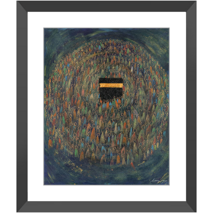 Shoulder to Shoulder by Siddiqa Juma - Framed Art Print